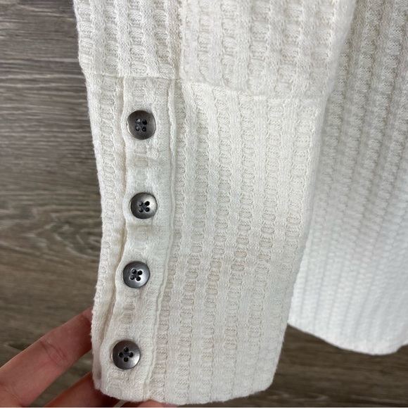 Chaser thermal waffle knit Henley Size M - Picture 6 of 8